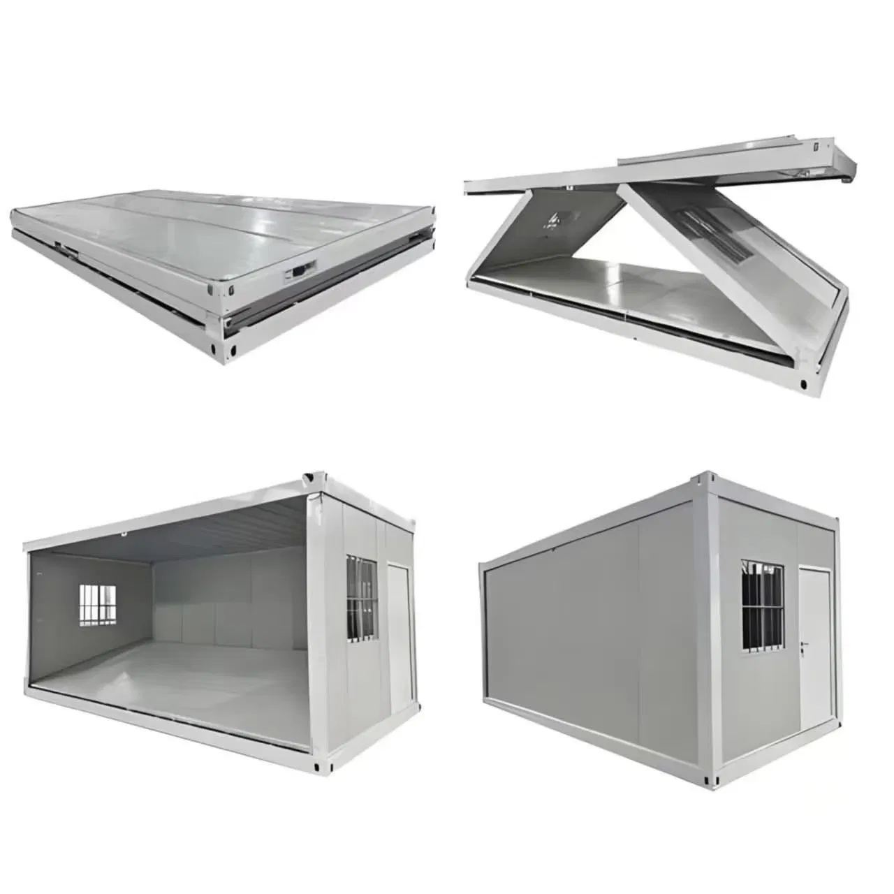 New Design Z-Shape Slide Installation Waterproof Modern Folding Container House