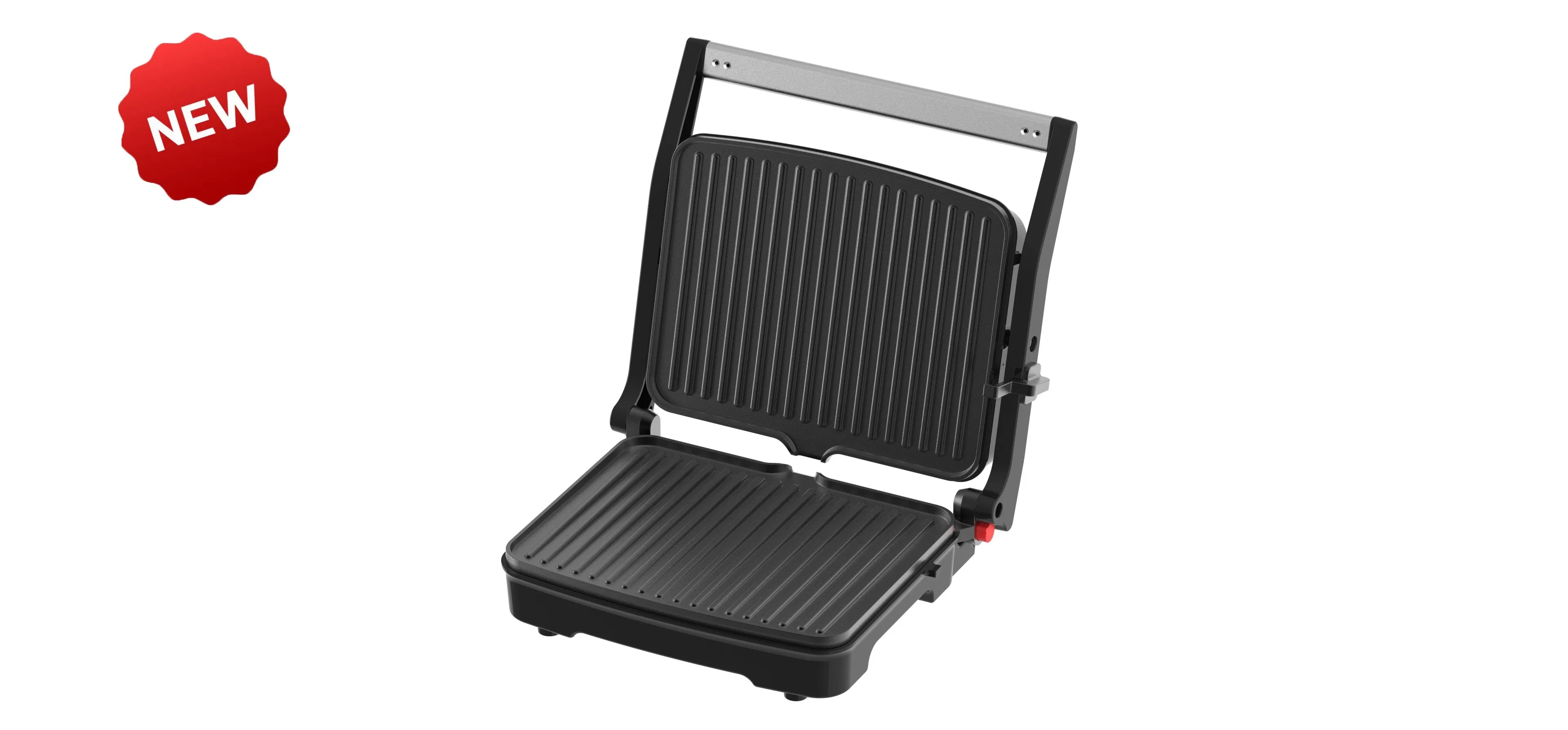 Non-Stick 4 Slice Stainless Steel Contact Grill for Delicious Meals