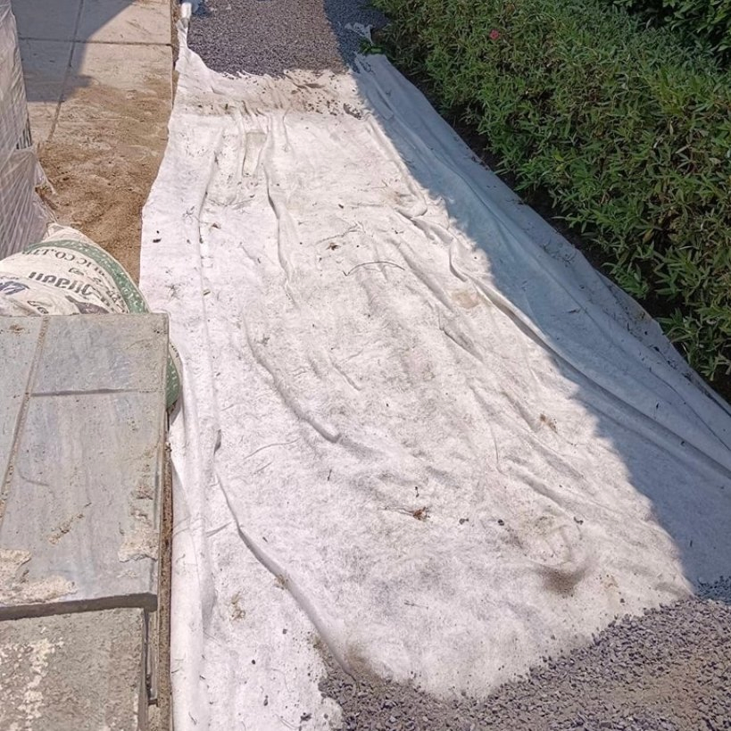 PP/Pet 100/200/300/400/500/600/700/800g Geotextile for Road, Rail, Tunnel, Airport Road Construction, Geotechnical Cloth