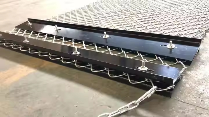 Heavy-Duty 4 FT Drag Mat for Ultimate Gravel Smoothing