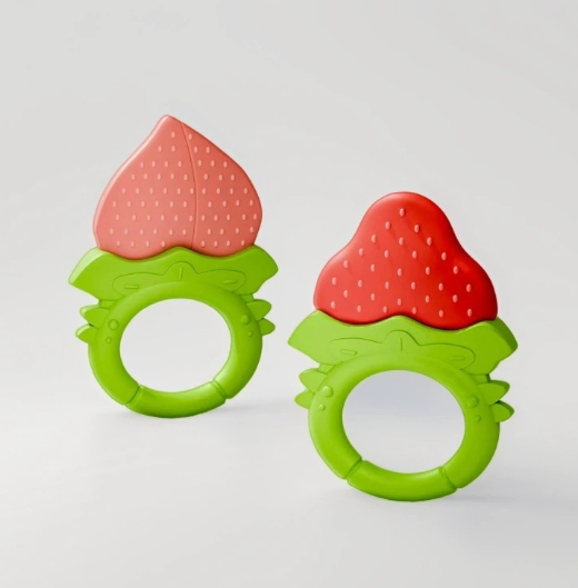 Soft Chew Silicone Teething Toy Silicone Teether Teething