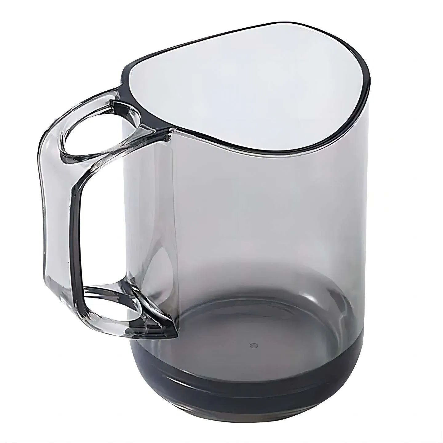 Family Transparent PP Plastic Toothbrush Holder Cup