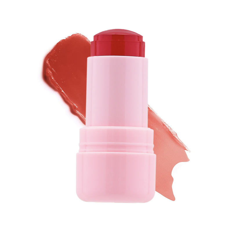 6 Colors Jelly Liquid Blush Stick Make Your Own Pink Low MOQ Private Label Custom Cheek Blush Stick Cream Makeup Blush Stick