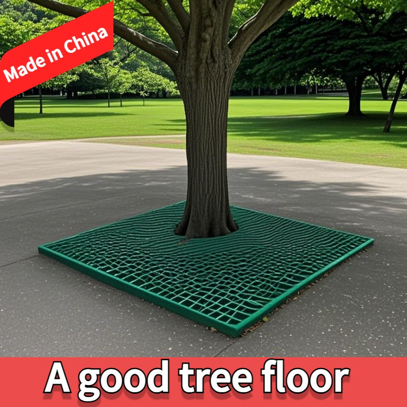 Anti-Slip Fiberglass Molded Deck Trench Cover Drain Pipe Sidewalk Floor Colored Corrosion - Resistant Anti-Aging Fire-Retardant Fiberglass FRP Grating