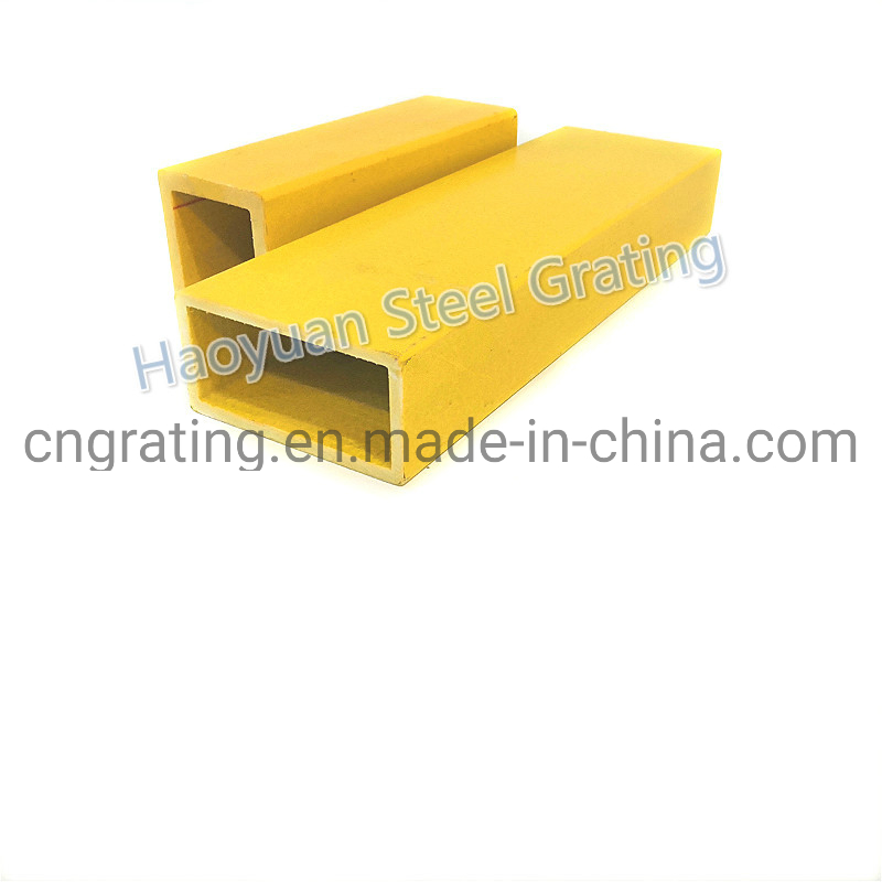  FRP GRP Fibgerglass Section Pultruded Pultrusion Profile  Round / Square Tube