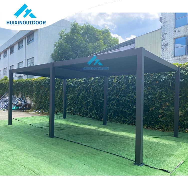 Opening Louver Roof Electric Aluminum Pergola Gazebo Awning
