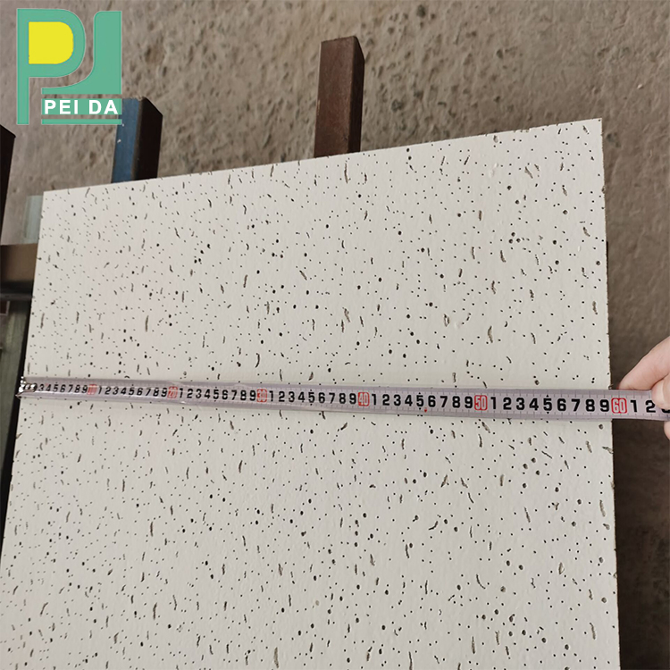 600X600mm Acoustic Mineral Fiber Board Drop Ceiling Tiles Price