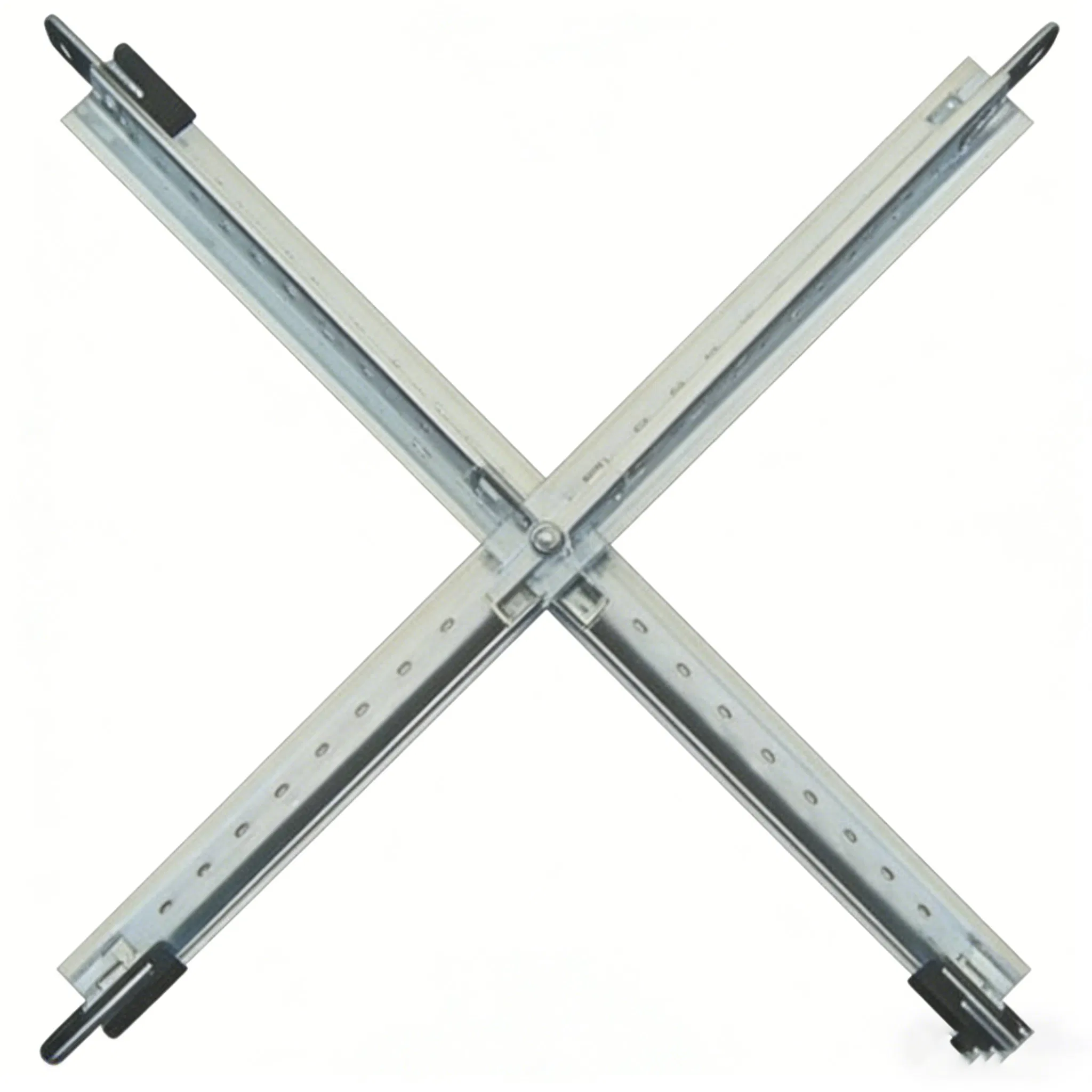Suspended Galvanized Ceiling T Grid Components, Ceiling Frames Steel Keel 32/38