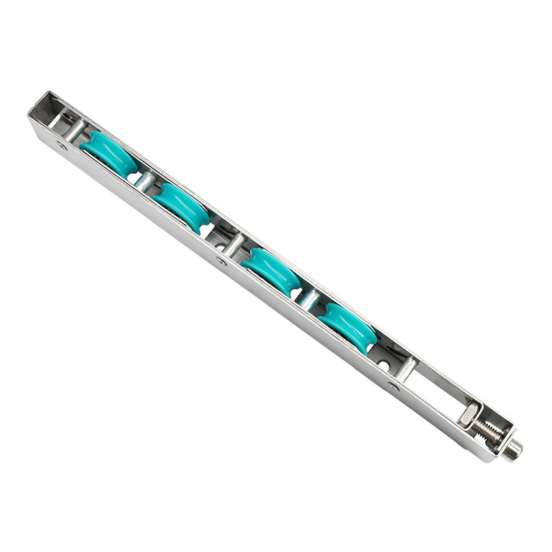 Silent Smooth Running U Groove Aluminium PVC Window Door Concealed Sliding Rollers