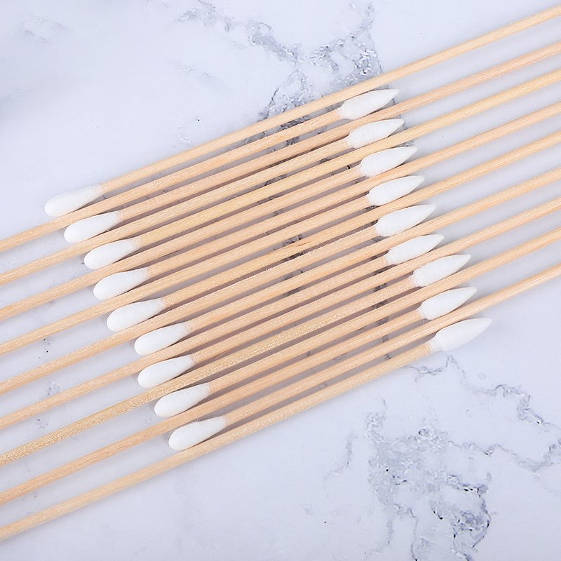 Double Head Industrial Cleanroom Cotton 15cm Long