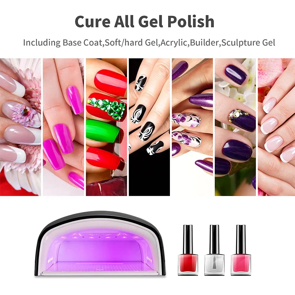 UV LED Nail Lamp 66W S10 Rechargeable Cordless UV Gel Nail Dryer