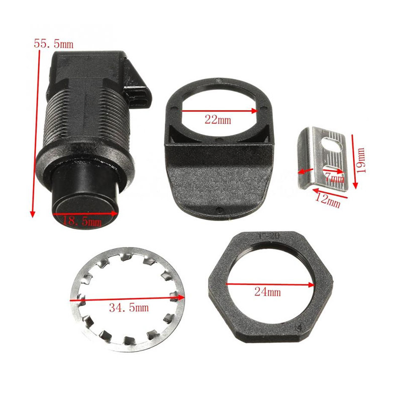 ABS Stainless Steel Cam Lock for Power Box Door Lock