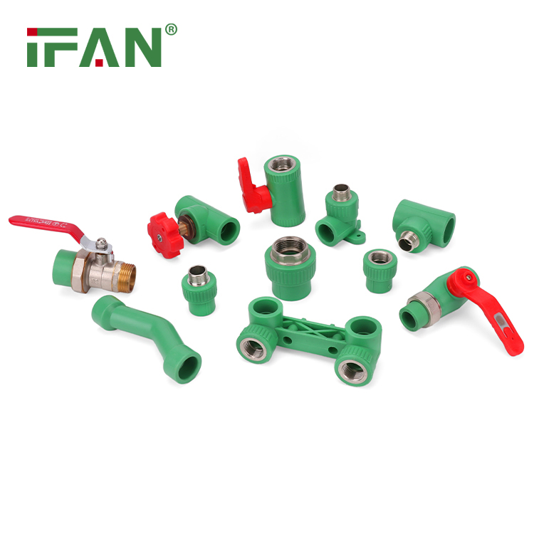 Ifan En 15874 Fast and Easy Installation PPR Fitting 20-63mm White Pn25 Equal Elbow PPR Plumbing Fitting