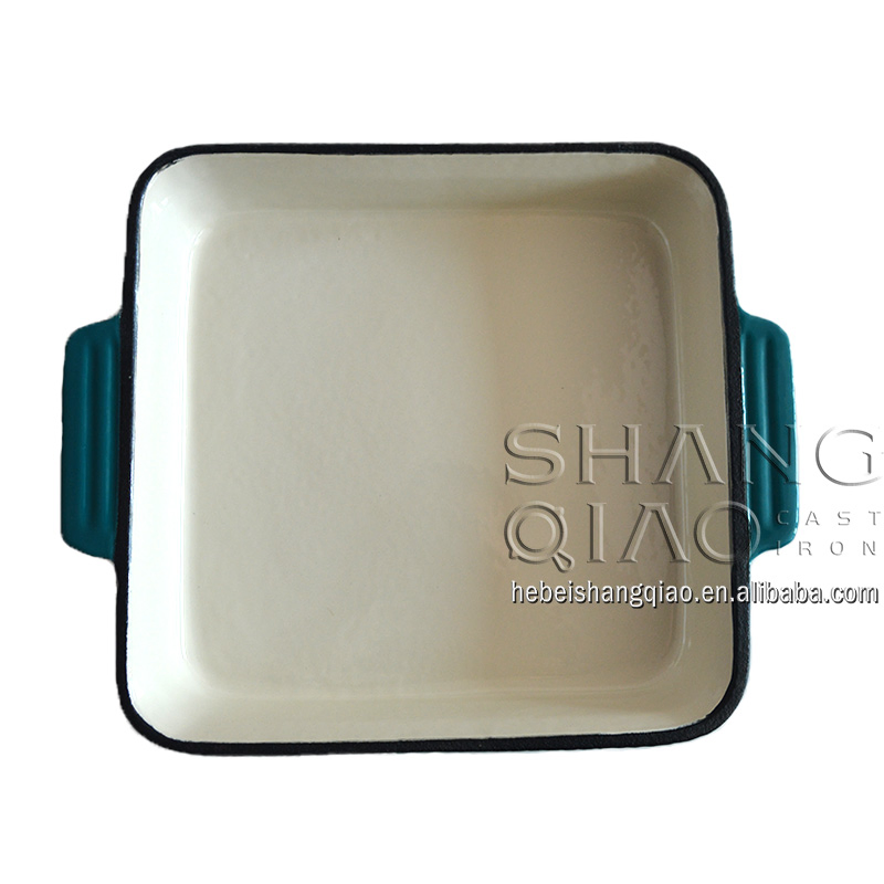 Чугунная эмалированная форма для лазаньи и запекания
