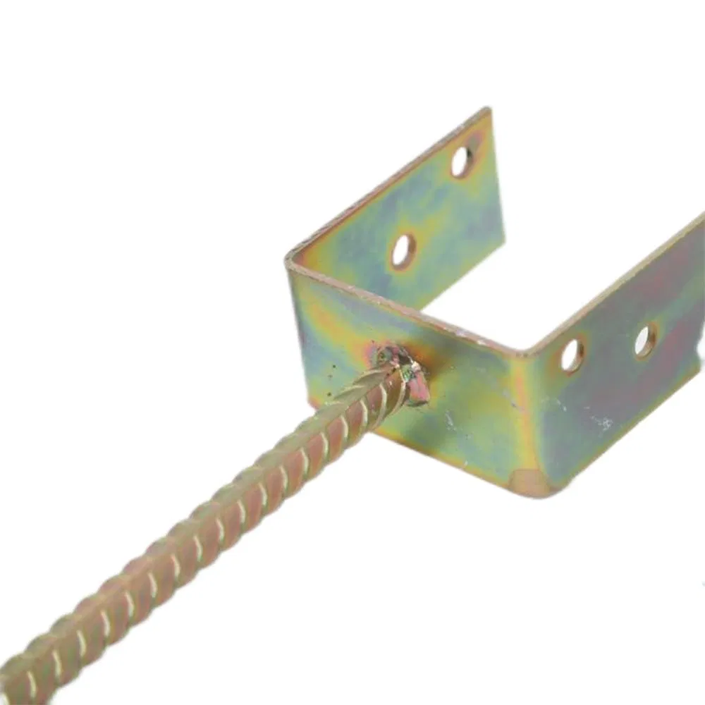 Регулируемая U-образная анкерная база для опор забора