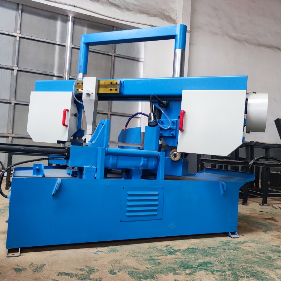 Станок ленточнопильный промышленный угловой резки 45° по металлу 500 мм