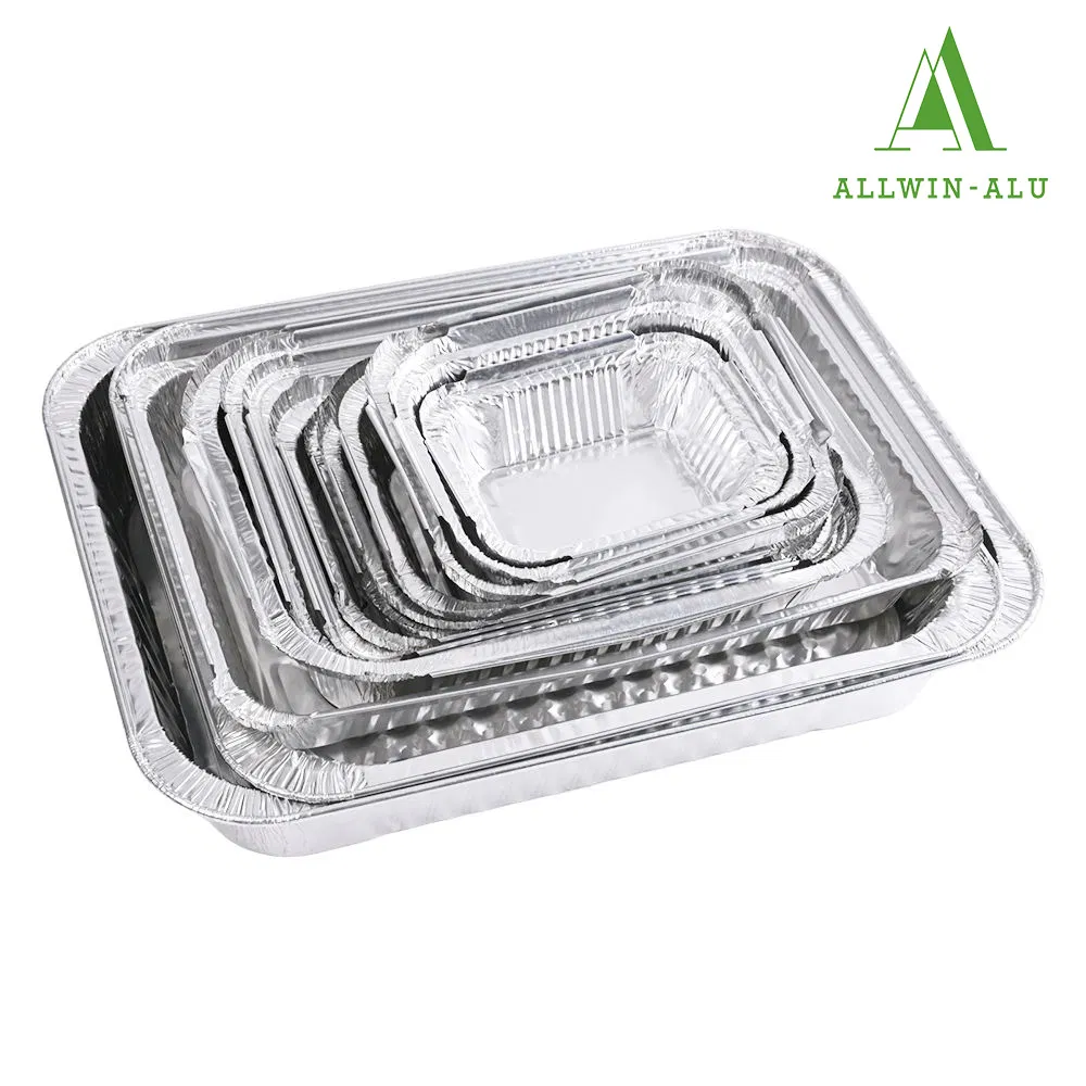 Алюминиевый контейнер с крышкой 2.25lb для еды