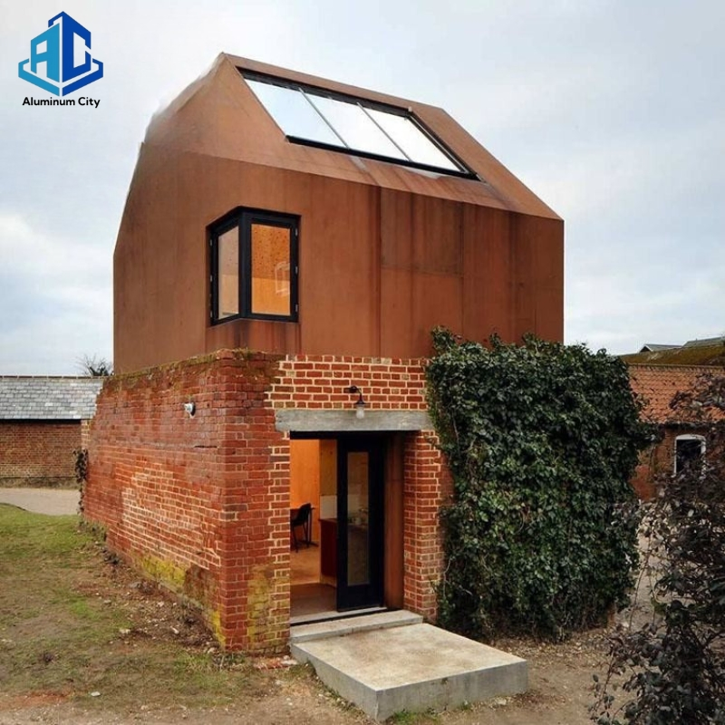 Laser Cut Corten Steel Garden Screen Panel for Outdoor Privacy & Landscape with Perforated Design