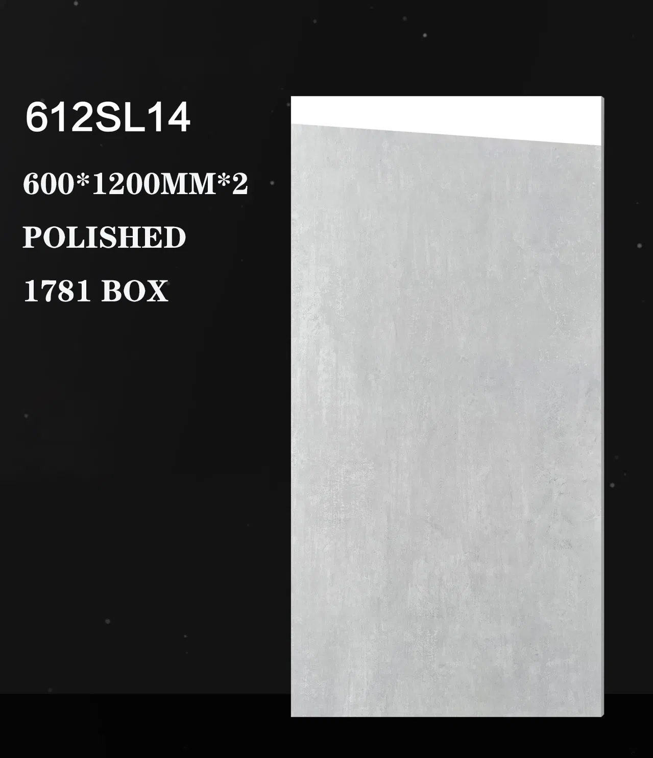 Плитка керамогранитная полированная 600x1200 мм