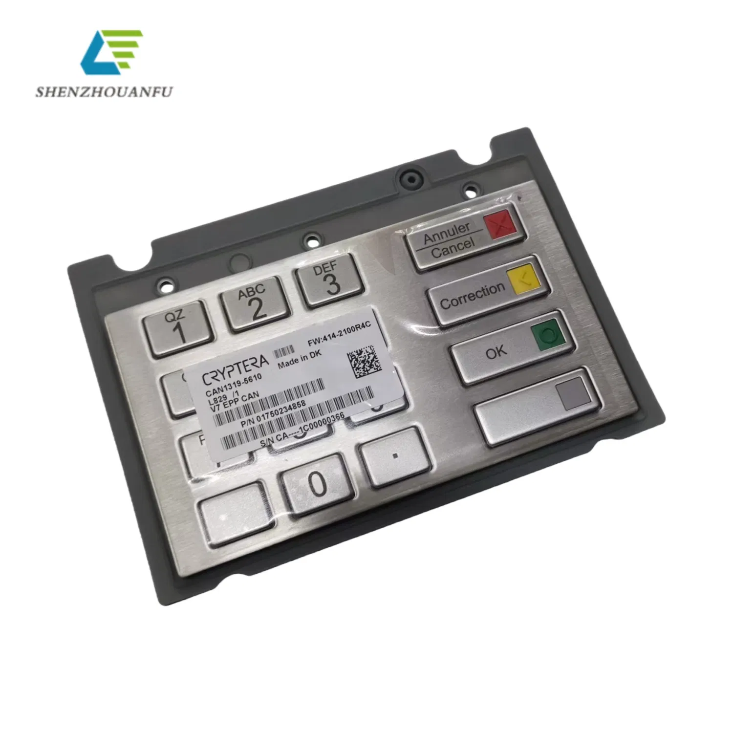 ATM Encrypted Pin Pad Keyboard Diebold V7 EPP 01750234858