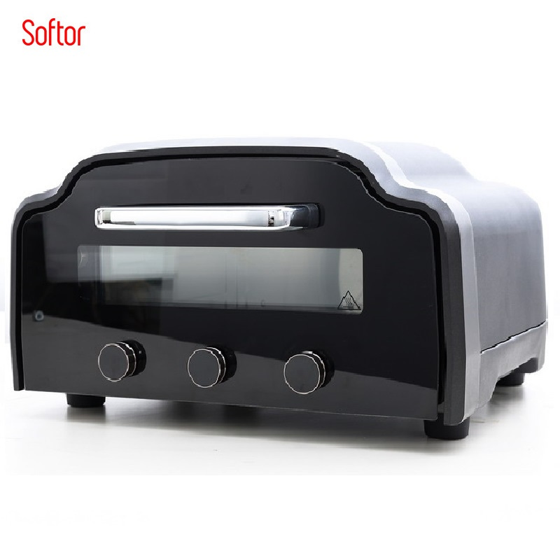 2026 New 1800W 13 inch Stainless Steel BBQ Portable Pure Electric Pizza Oven
