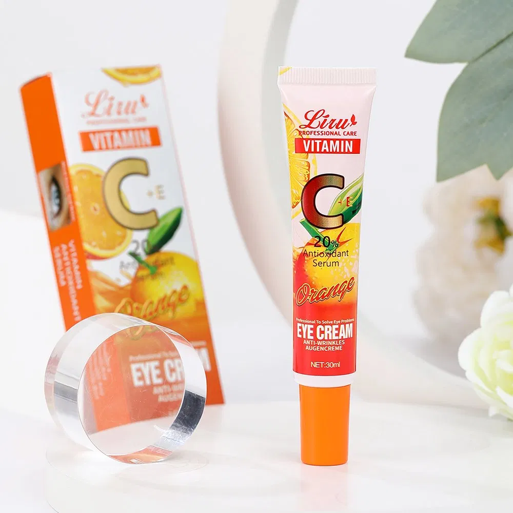 Private Label OEM Wholesale Skin Care Anti Wrinkle Eye Treatment Cosmetic Organic Vitamin C Eye Cream