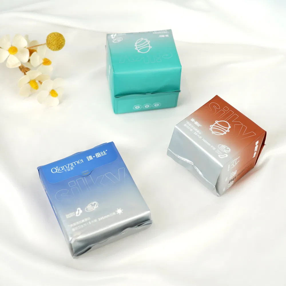 Customized Brands Wholesale Soft Thin Lady Sanitary Napkin