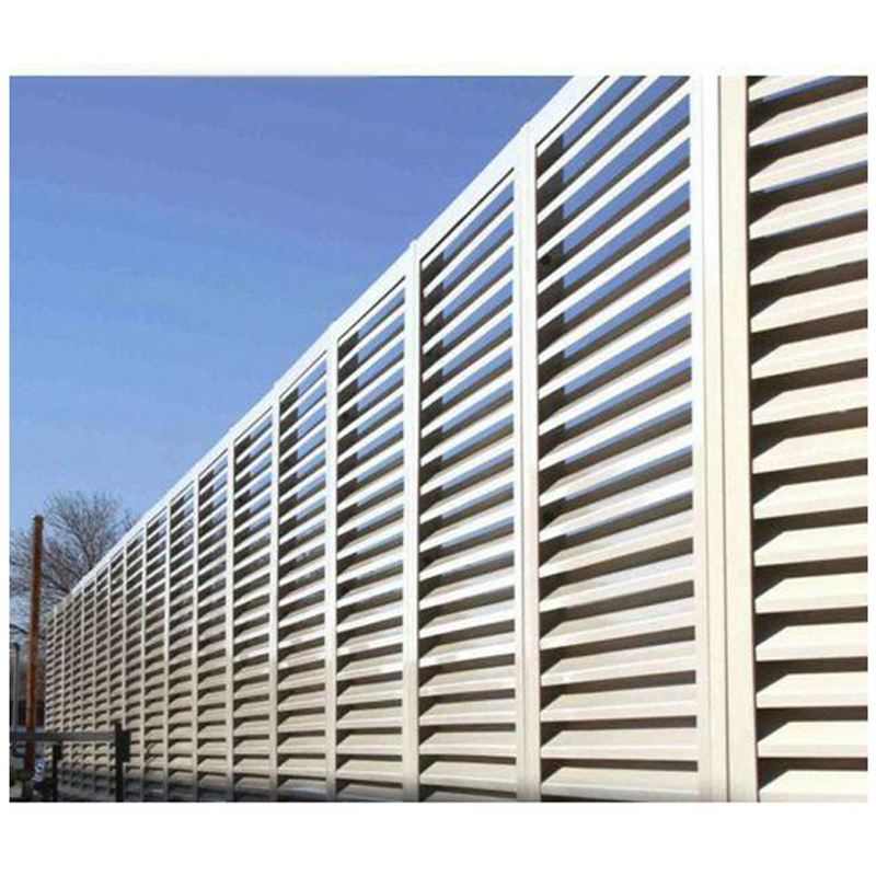 6063 WPC Galvanized Steel Wrought Iron Durable Luxury Quality Slat Blade Aluminium Panel Fence Panels for Villa