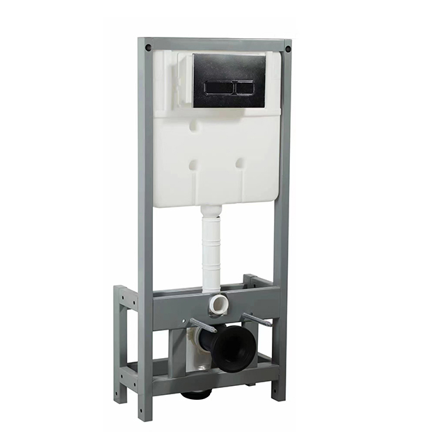 Sanitary Ware Flush Fitting Toilet White Color Dual Flush Cistern in Wall Concealed Cistern for Wall Hung Toilet