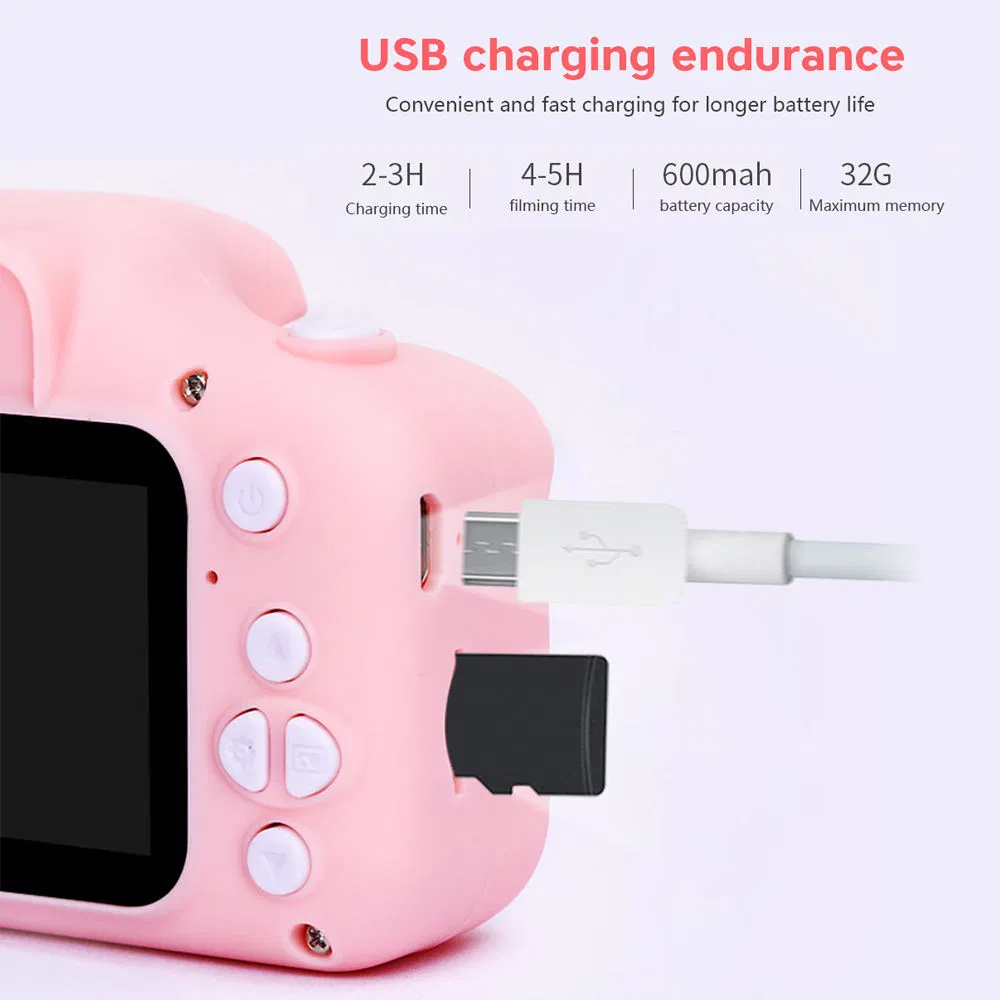 2.0 Inch Color Screen Kids Camera 1080P HD Dual Selfie