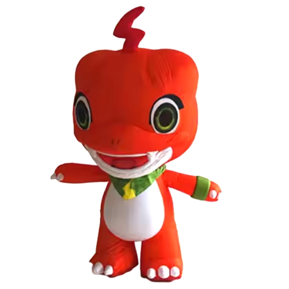 Parade Walking Costume Inflatable Dinosaur Costume Walking Dragon Moving Mascot for Parade