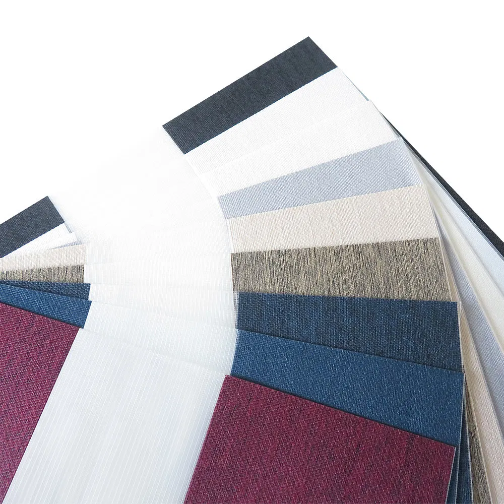 Factory Colorfast Fireproofing Waterproof Blackout Colorfast Zebra Roller Blind Fabric