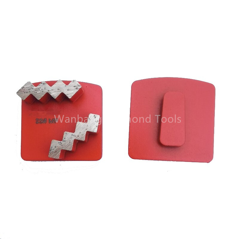 Алмазные сегментные шлифовальные колодки Redilock Zigzag