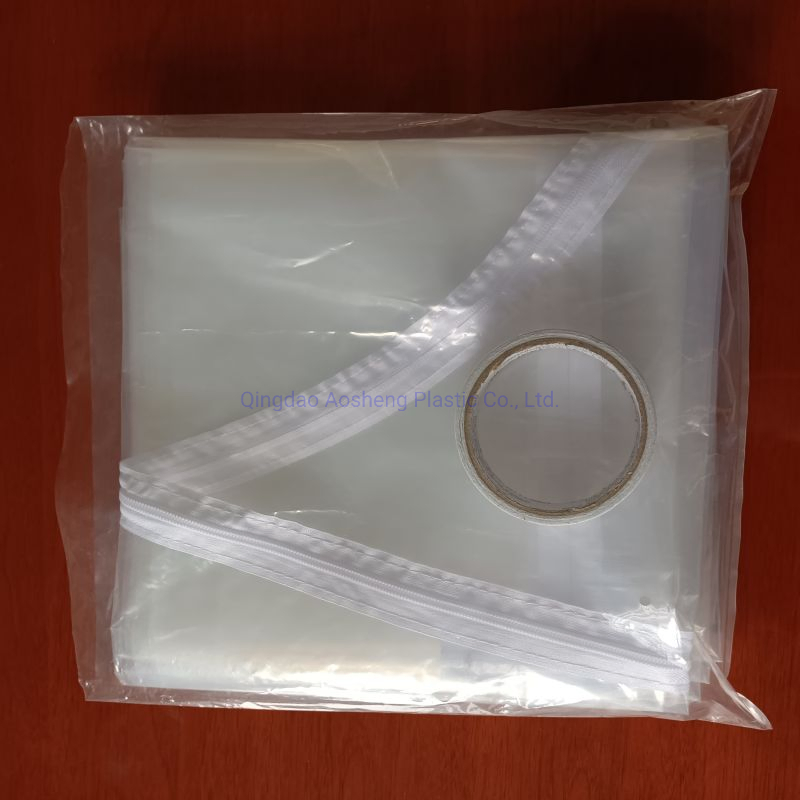Barrier for Dust Containment Zipper Door