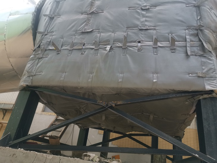 Detachable Silicone Coating Fabric Insulation Cover for Smoke Filter