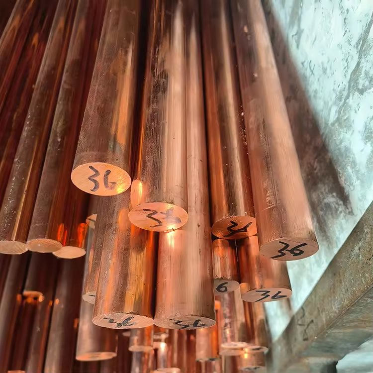 Factory Wholesale Price of Copper Bar Horizontal Continuous Casting Copper Rod Material