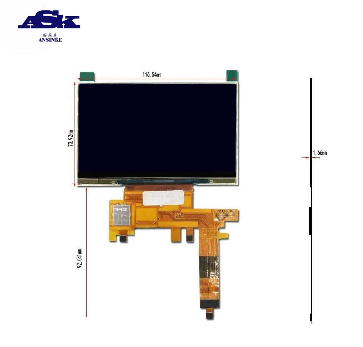 OLED-дисплей 5.0 дюймов, 960x544, MIPI 40pin