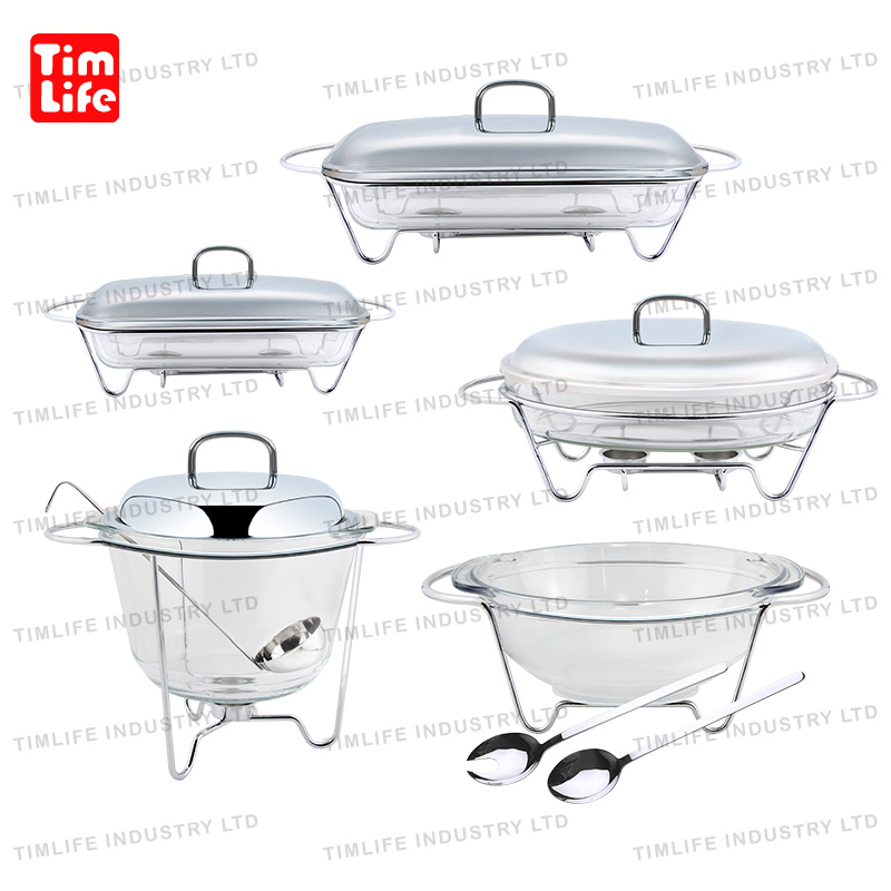 Rattan Buffet Chafing Dish Inox Food Warmer Service Dish Restaurant Hotel Items