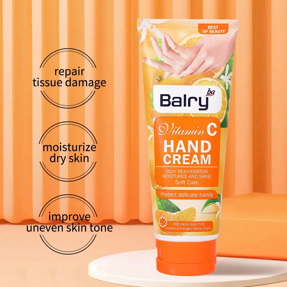 Private Label Nourishing Hand Lotion Anti-Cracking Skin Care Vitamin C Hand Cream