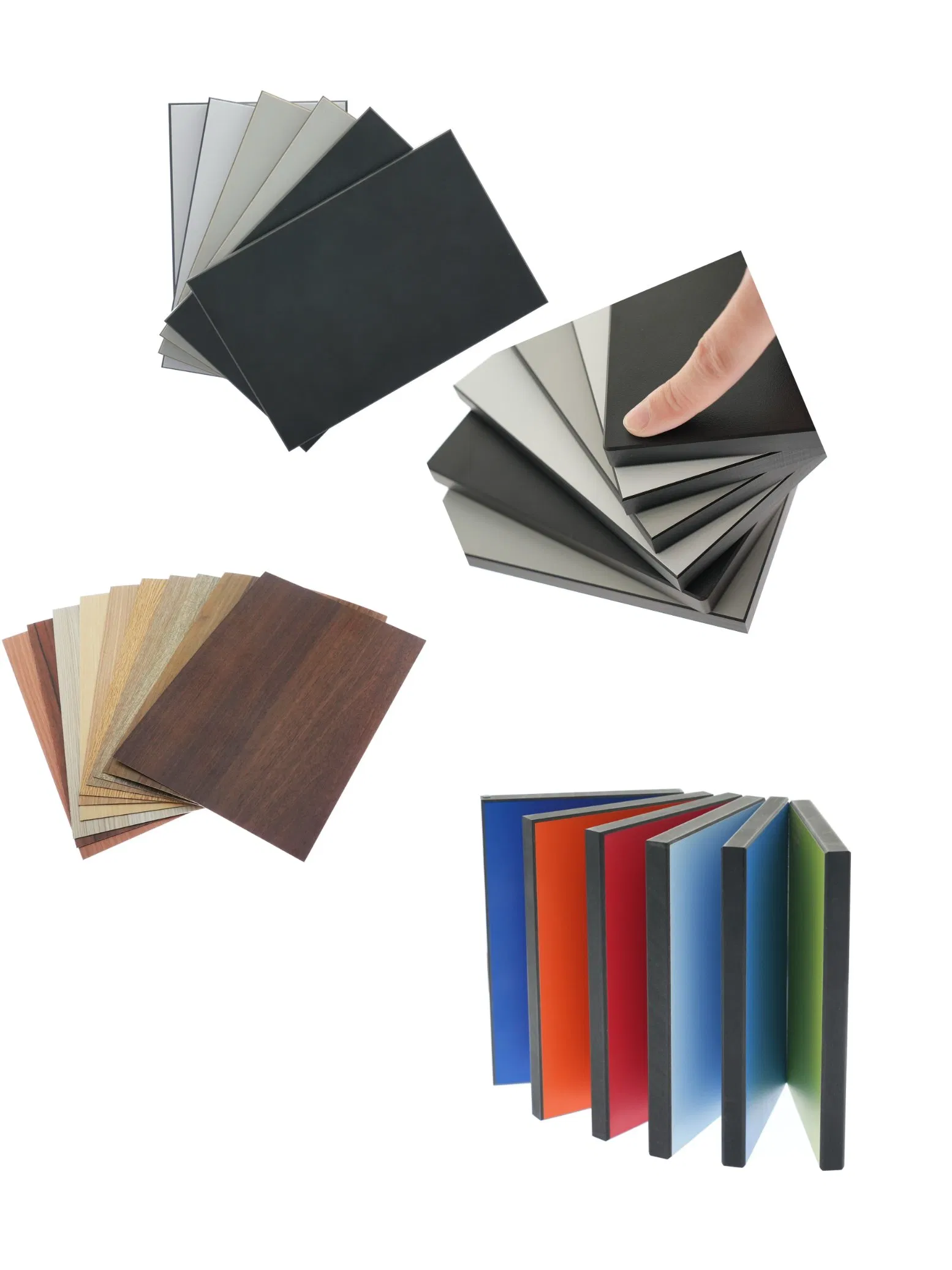 Exterior Wall Cladding Antibacterial HPL Panel Anti UV Resistant Exterior Compact Laminate