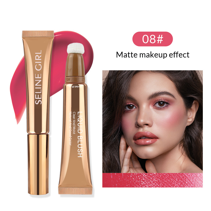Seline Girl Matte Beauty Stick Naturally Enhances Cushion Liquid Blush