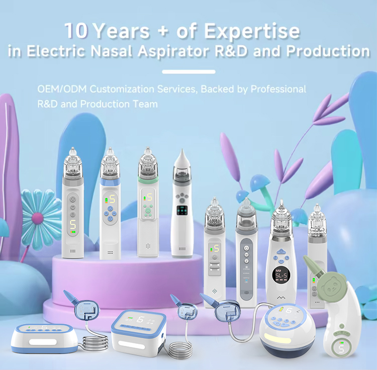 Cheap Price Electric Nose Aspirator Nasal Cleaner with Music & Light