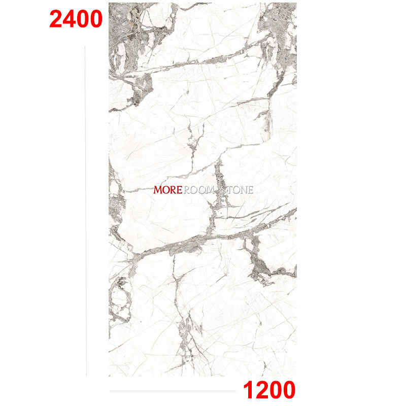 Плитка керамогранит 900x1800 мм под каррарский мрамор