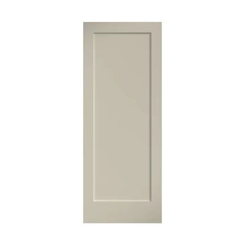Simple Wood Panel Solid Teak Wood Door for Interior Villa Apartment Hotel