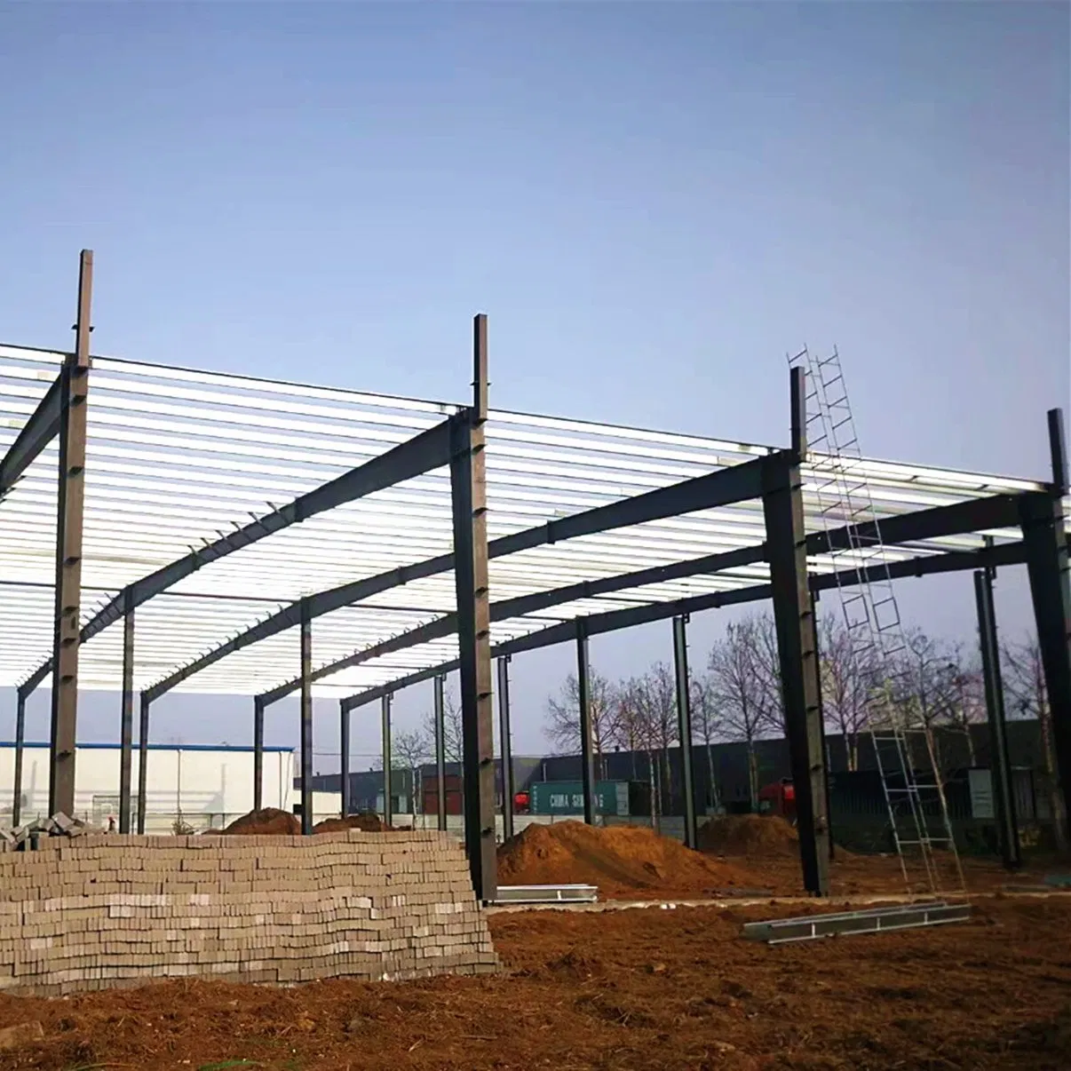 Made in China with Good Quality High Standard Prefabricated Steel Structure Warehouse