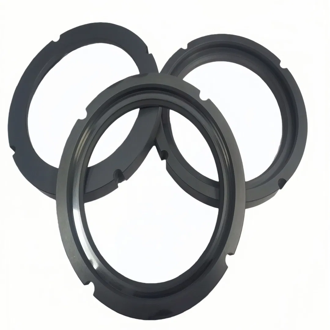Customized Silicon Carbide Sealing Rings Sealing Gaskets Special Ceramic Parts for Water Pumps