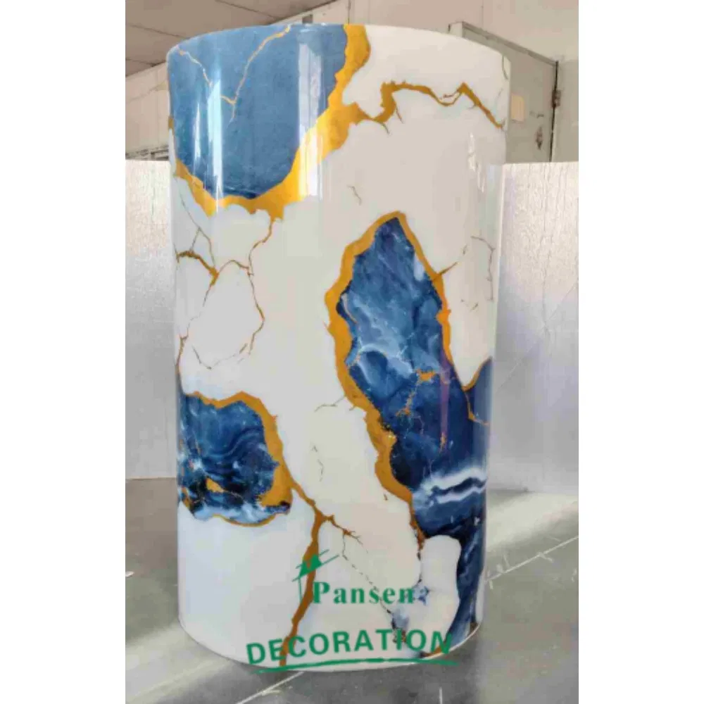 IXPE Foam UV Marble Self-Adhesive Wall Sticker PVC Wall Paper Indoor Decor