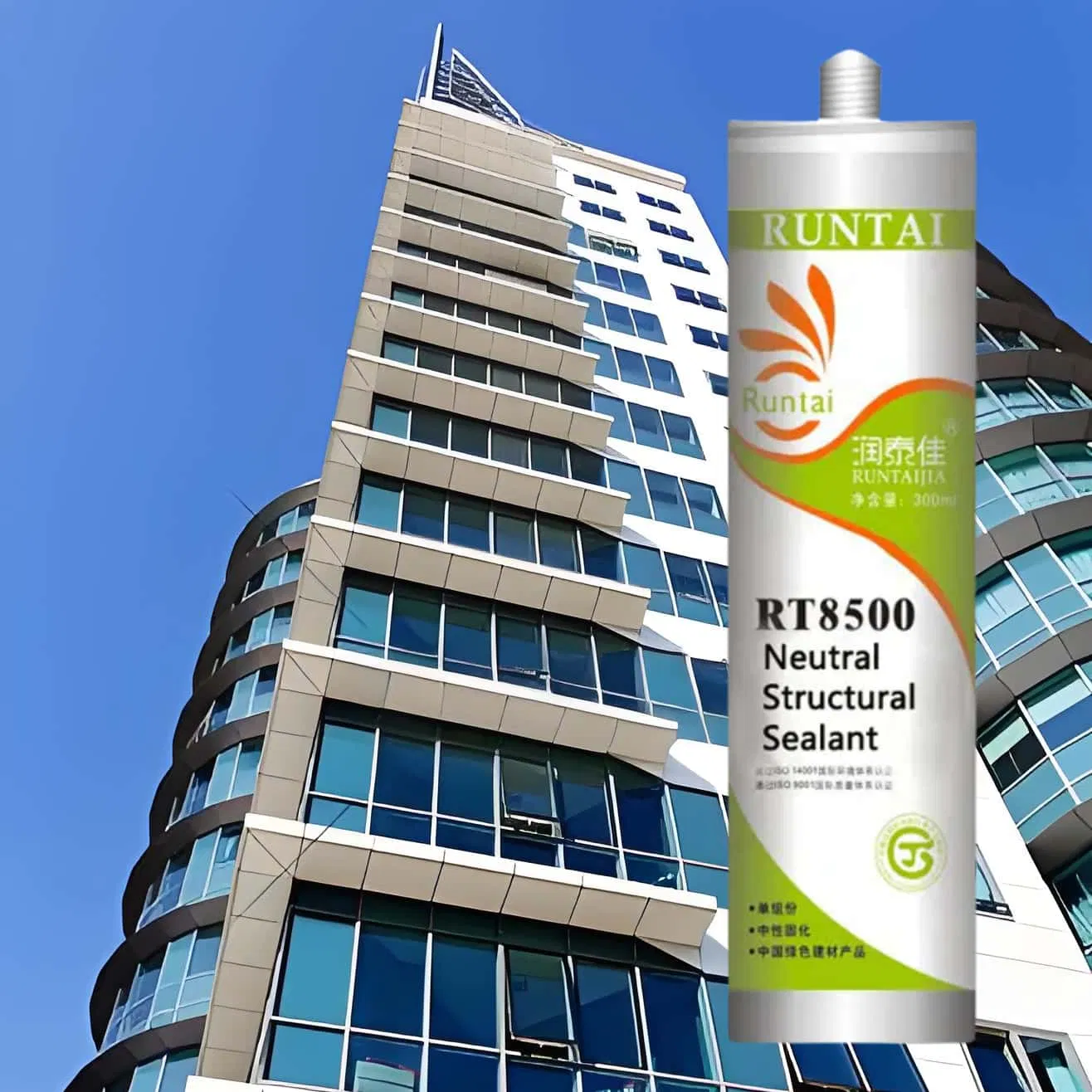 Runtai Premium High Strength Sealant for Curtain Wall Solutions