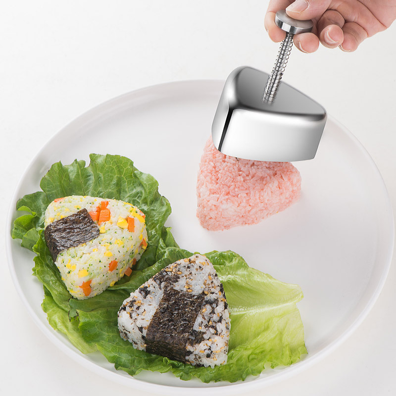 Household Stainless Steel Triangle Plastic Sushi Tools Sushi Mold Kitchen Utensils