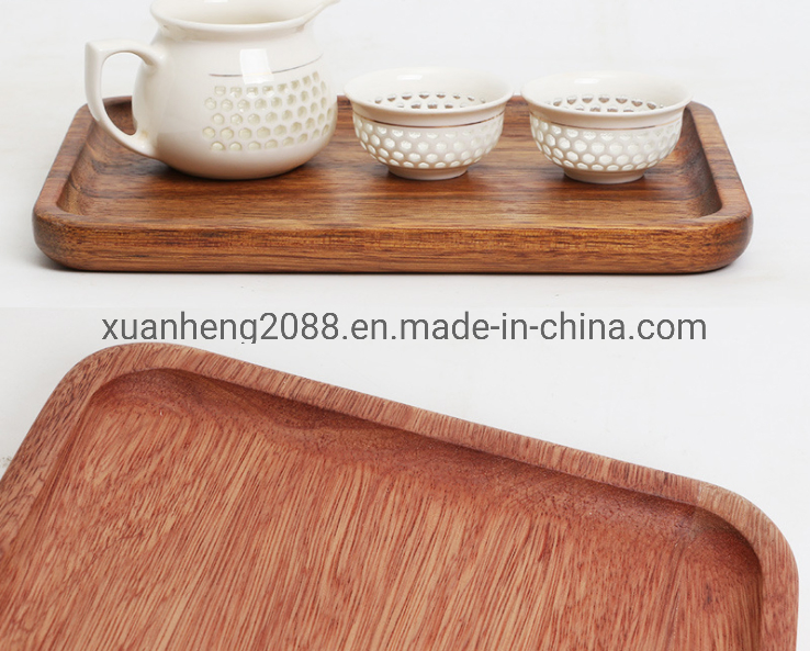Appetizer and Breakfast Bamboo Snack Cake Wood Serving Plate Serving Dish